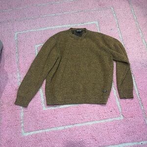 Anvil Men's Tan Crewneck Sweater
